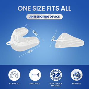 SNOR LOCK - Anti Snoring Devices and Mouthpiece (Trio)
