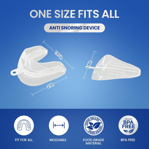 SNOR LOCK - Anti Snoring Devices and Mouthpiece (Trio)