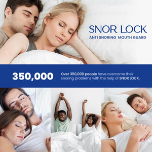 SNOR LOCK - Anti Snoring Devices and Mouthpiece (Trio)