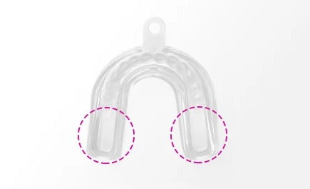 Poorly molded guard with shallow, unclear impressions